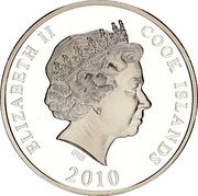 Cook Islands 10 Dollars Empire State Building 2010 Proof KM# 1548 ELIZABETH II COOK ISLANDS 2010 IRB coin obverse