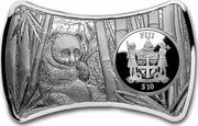 Fiji 10 Dollars Panda 2020  Proof FIJI $10 coin obverse Fiji 10 Dollars Panda 2020  Proof FIJI $10 coin obverse