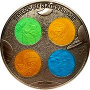 Fiji 10 Dollars Titans of Spaceflight 2019 TITAN OF SPACEFLIGHT 10 DOLLARS coin reverse Fiji 10 Dollars Titans of Spaceflight 2019 TITAN OF SPACEFLIGHT 10 DOLLARS coin reverse