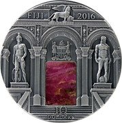 Fiji 10 Dollars (Venetian Doges Palace) FIJI 2016 10 DOLLARS coin obverse