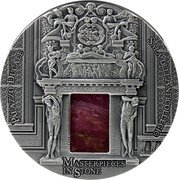 Fiji 10 Dollars (Venetian Doges Palace) MASTERPIECES IN STONE coin reverse