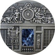 Fiji 10 Dollars (War Room Versalles) 10 DOLLARS 2018 AG 999 FIJI coin obverse