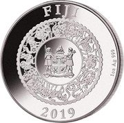 Fiji 10 Dollars Year of the Pig 2019  YEAR OF THE PIG $10 coin obverse Fiji 10 Dollars Year of the Pig 2019  YEAR OF THE PIG $10 coin obverse