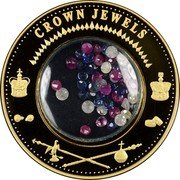 Cook Islands 100 Dollars Crown Jewels 2002 Proof KM# 397 CROWN JEWELS coin reverse Cook Islands 100 Dollars Crown Jewels 2002 Proof KM# 397 CROWN JEWELS coin reverse