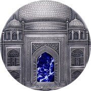 Fiji 100 Dollars Taj Mahal 2014  TAJ MAHAL coin reverse Fiji 100 Dollars Taj Mahal 2014  TAJ MAHAL coin reverse