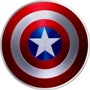 Fiji 2 Dollars (Captain America) ©MARVEL coin reverse Fiji 2 Dollars (Captain America) ©MARVEL coin reverse