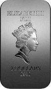 Fiji 2 Dollars Icon Virgin of Vladimir 2012  ELIZABETH II FIJI 2 DOLLARS 2012 coin obverse Fiji 2 Dollars Icon Virgin of Vladimir 2012  ELIZABETH II FIJI 2 DOLLARS 2012 coin obverse