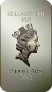 Fiji 2 Dollars Moses and Die Heilige Schrift 2012 Proof ELIZABETH II 2 DOLLARS FIJI 2012 coin obverse Fiji 2 Dollars Moses and Die Heilige Schrift 2012 Proof ELIZABETH II 2 DOLLARS FIJI 2012 coin obverse