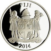 Fiji 2 Dollars (Richard Wagner) FIJI 2014 coin obverse Fiji 2 Dollars (Richard Wagner) FIJI 2014 coin obverse