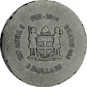 Fiji 2 Dollars (Terracotta Warriors) FIJI 2019 5 TROY OZ 999 SILVER 2 DOLLARS coin obverse Fiji 2 Dollars (Terracotta Warriors) FIJI 2019 5 TROY OZ 999 SILVER 2 DOLLARS coin obverse