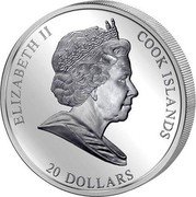 Cook Islands 20 Dollars The Last Supper. Leonardo da Vinci 2008 Proof KM# 637 ELIZABETH II COOK ISLANDS 20 DOLLARS coin obverse Cook Islands 20 Dollars The Last Supper. Leonardo da Vinci 2008 Proof KM# 637 ELIZABETH II COOK ISLANDS 20 DOLLARS coin obverse