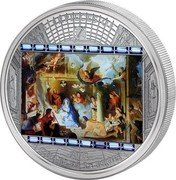 Cook Islands 20 Dollars Charles Le Brun. Adoration of the Shepherds 2011 Proof KM# 1387 MASTERPIECES OF ART 2011 CHARLES LE BRUN coin reverse Cook Islands 20 Dollars Charles Le Brun. Adoration of the Shepherds 2011 Proof KM# 1387 MASTERPIECES OF ART 2011 CHARLES LE BRUN coin reverse