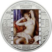 Cook Islands 20 Dollars Pierre-Auguste Renoir. Sleeping Bather 2012 Proof KM# 1435 MASTERPIECES OF ART 2012 PIERRE-AUGUSTE RENOIR coin reverse Cook Islands 20 Dollars Pierre-Auguste Renoir. Sleeping Bather 2012 Proof KM# 1435 MASTERPIECES OF ART 2012 PIERRE-AUGUSTE RENOIR coin reverse