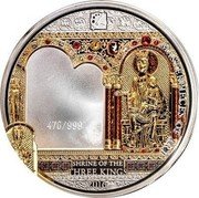 Cook Islands 20 Dollars Shrine of the Three Kings 2013 Proof KM# 1649 MASTERPIECES OF ART SHRINE OF THE THREE KINGS 2016 coin reverse