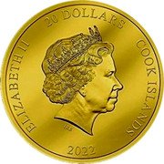 Cook Islands 20 Dollars (3th. Anni. of the Enthronement of the Japanese Emperor. Nijubashi Bridge) IRB ELIZABETH II 20 DOLLARS COOK ISLANDS 2022 coin obverse Cook Islands 20 Dollars (3th. Anni. of the Enthronement of the Japanese Emperor. Nijubashi Bridge) IRB ELIZABETH II 20 DOLLARS COOK ISLANDS 2022 coin obverse