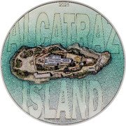 Cook Islands 20 Dollars (Charles III Alcatraz Island) 2023 ALCATRAZ ISLAND coin reverse Cook Islands 20 Dollars (Charles III Alcatraz Island) 2023 ALCATRAZ ISLAND coin reverse