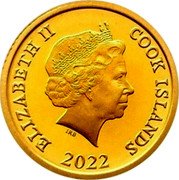 Cook Islands 20 Dollars Maria 2022 IRB ELIZABETH II COOK ISLANDS 2022 coin obverse Cook Islands 20 Dollars Maria 2022 IRB ELIZABETH II COOK ISLANDS 2022 coin obverse