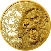 Cook Islands 200 Dollars (Nature Kings - Lion King of the South) KING OF THE SOUTH coin reverse Cook Islands 200 Dollars (Nature Kings - Lion King of the South) KING OF THE SOUTH coin reverse