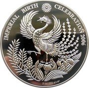 Cook Islands 25 Dollars Birthday of the Emperor 2006 Proof KM# 1622 IMPERIAL BIRTH CELEBRATION 2006 5OZ 999 SILVER coin reverse Cook Islands 25 Dollars Birthday of the Emperor 2006 Proof KM# 1622 IMPERIAL BIRTH CELEBRATION 2006 5OZ 999 SILVER coin reverse