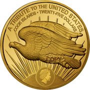 Cook Islands Twenty Five Dollars Charles III St. Gaudens Double Eagle 2023  A TRIBUTE TO THE UNITED STATES COOK ISLANDS TWENTY-FIVE DOLLARS COPY IRB coin obverse Cook Islands Twenty Five Dollars Charles III St. Gaudens Double Eagle 2023  A TRIBUTE TO THE UNITED STATES COOK ISLANDS TWENTY-FIVE DOLLARS COPY IRB coin obverse