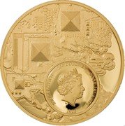 Cook Islands 250 Dollars (Legacy of the Pharoahs) IRB ELIZABETH II 250 DOLLARS COOK ISLANDS 2022 coin obverse Cook Islands 250 Dollars (Legacy of the Pharoahs) IRB ELIZABETH II 250 DOLLARS COOK ISLANDS 2022 coin obverse