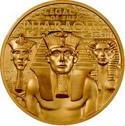 Cook Islands 250 Dollars (Legacy of the Pharoahs) LEGACY OF THE PHARAOHS coin reverse Cook Islands 250 Dollars (Legacy of the Pharoahs) LEGACY OF THE PHARAOHS coin reverse