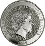 Cook Islands 30 Dollars (Bounty) RDM ELIZABETH II COOK ISLANDS 2020 coin obverse Cook Islands 30 Dollars (Bounty) RDM ELIZABETH II COOK ISLANDS 2020 coin obverse