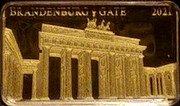Fiji 5 dollars (Brandenburg Gate) 2021 BRANDERBURG GATE coin reverse