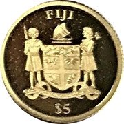Fiji 5 Dollars Celtic Coin 2016  FIJI $5 coin obverse Fiji 5 Dollars Celtic Coin 2016  FIJI $5 coin obverse