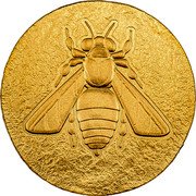 Cook Islands 5 Dollars Charles III Honey Bee. Ephesos 2023  Silk Finish  coin reverse Cook Islands 5 Dollars Charles III Honey Bee. Ephesos 2023  Silk Finish  coin reverse