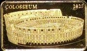 Fiji 5 dollars (Colosseum) 2021 COLOSSEUM coin reverse