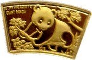 Fiji 5 Dollars (Giant Panda. 35th Anniversary) GIANT PANDA .999 FINE GOLD 1 G 2018 coin reverse