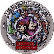 Fiji 5 Dollars (Kajko and Kokosz) KAJKO I KOKOSZ 50 LAT KOMIKSU 1972 - 2022 JCHRISTA coin reverse Fiji 5 Dollars (Kajko and Kokosz) KAJKO I KOKOSZ 50 LAT KOMIKSU 1972 - 2022 JCHRISTA coin reverse