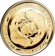 Fiji 5 Dollars (Koi Fish)  coin reverse Fiji 5 Dollars (Koi Fish)  coin reverse