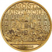 Cook Islands 5 Dollars (Mont-Saint-Michel) 1023 - 2023 MONT SAINT MICHEL coin reverse