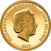 Cook Islands 5 Dollars (Sparta) 2023 5 DOLLARS COOK ISLANDS ELIZABETH II IRB coin obverse
