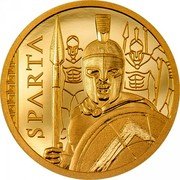 Cook Islands 5 Dollars (Sparta) SPARTA coin reverse