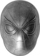 Fiji 5 Dollars Spiderman Mask 2019  High Relief  coin reverse Fiji 5 Dollars Spiderman Mask 2019  High Relief  coin reverse