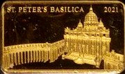 Fiji 5 Dollars (St. Peter's Basilica) ST. PETER'S BASILICA 2021 coin reverse