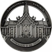Cook Islands 50 Cents Bangkok. Grand Palace. 2022 In Sets only BANGKOK GRAND PALACE LANDMARKS OF THE WORLD coin reverse Cook Islands 50 Cents Bangkok. Grand Palace. 2022 In Sets only BANGKOK GRAND PALACE LANDMARKS OF THE WORLD coin reverse