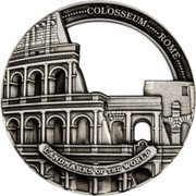 Cook Islands 50 Cents Colosseum. Rome 2022 In Sets only COLOSSEUM LANDMARKS OF THE WORLD ROME coin reverse Cook Islands 50 Cents Colosseum. Rome 2022 In Sets only COLOSSEUM LANDMARKS OF THE WORLD ROME coin reverse