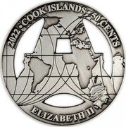 Cook Islands 50 Cents Eiffel Tower 2022 In Sets only 2022 50 CENTS COOK ISLANDS ELIZABETH II coin obverse Cook Islands 50 Cents Eiffel Tower 2022 In Sets only 2022 50 CENTS COOK ISLANDS ELIZABETH II coin obverse