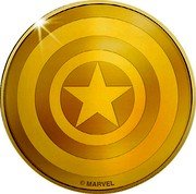 Cook Islands 50 Cents (Golden Age Shield) © MARVEL coin reverse