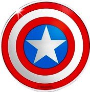 Cook Islands 50 Cents (Golden Age Shield) © MARVEL coin reverse