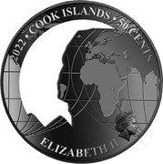 Cook Islands 50 Cents Pyramids of Giza. 2022 In Sets only 2022 50 CENTS COOK ISLANDS ELIZABETH II coin obverse Cook Islands 50 Cents Pyramids of Giza. 2022 In Sets only 2022 50 CENTS COOK ISLANDS ELIZABETH II coin obverse