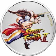 Fiji 50 Cents Street Fighter II. Vega 2021 Proof STREET FIGHTER II, CAPCOM coin reverse Fiji 50 Cents Street Fighter II. Vega 2021 Proof STREET FIGHTER II, CAPCOM coin reverse