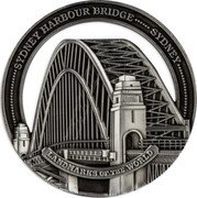 Cook Islands 50 Cents Sydney Harbour Bridge 2022 In Sets only LANDMARKS OF THE WORLD SYDNEY SYDNEY HARBOUR BRIDGE coin reverse Cook Islands 50 Cents Sydney Harbour Bridge 2022 In Sets only LANDMARKS OF THE WORLD SYDNEY SYDNEY HARBOUR BRIDGE coin reverse
