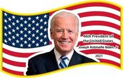 Fiji 50 Cents US President Inauguration. Joseph Robinette Biden 2021  Proof 46TH PRESIDENT OF THE UNITED STATES JOSEPH ROBINETTE BIDEN, JR 2021 coin reverse