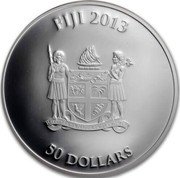 Fiji 50 Dollars (Akhenaten) FIJI 2013 50 DOLLARS coin obverse Fiji 50 Dollars (Akhenaten) FIJI 2013 50 DOLLARS coin obverse