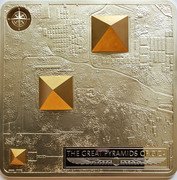 Fiji 50 Dollars The Great Pyramids of Giza 2012  Proof THE GREAT PYRAMIDS OF GAZA coin reverse Fiji 50 Dollars The Great Pyramids of Giza 2012  Proof THE GREAT PYRAMIDS OF GAZA coin reverse